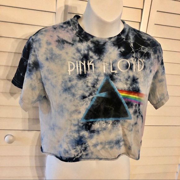 Pink Floyd Tops - Pink Floyd Tie dye crop top Band T Shirt Small